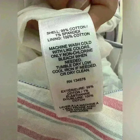 VINEYARD VINES Abacos Stripe Tasse Pastel Sleeveless Wide Leg Jumpsuit. Size 12 - Picture 5 of 10